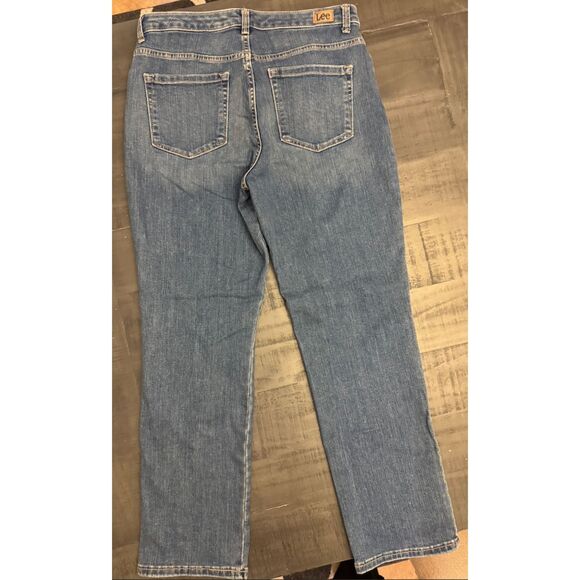 Lee Relaxed Fit Straight Leg High Rise - Sz 10S - Picture 3 of 11